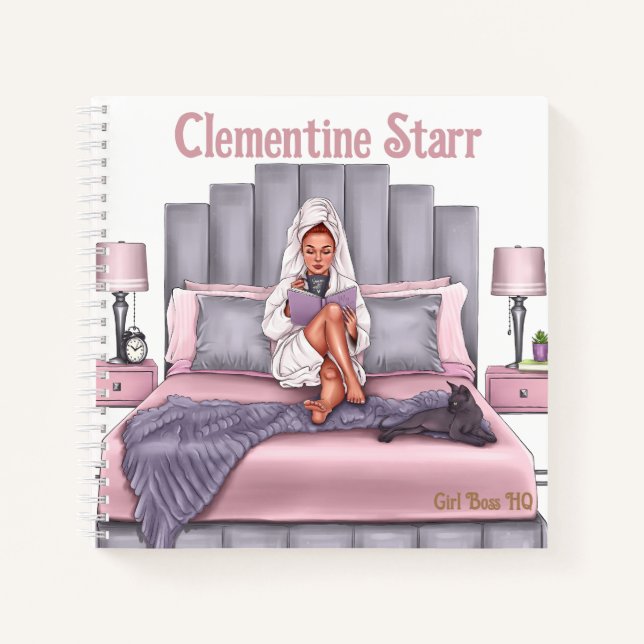Carnet de planification du matin "Girl Boss HQ" (Devant)