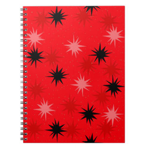 Carnet de poche atomique Red Starburst