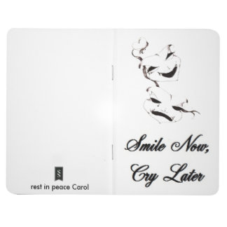 Carnet De Poche Le sourire pleurent maintenant les masques