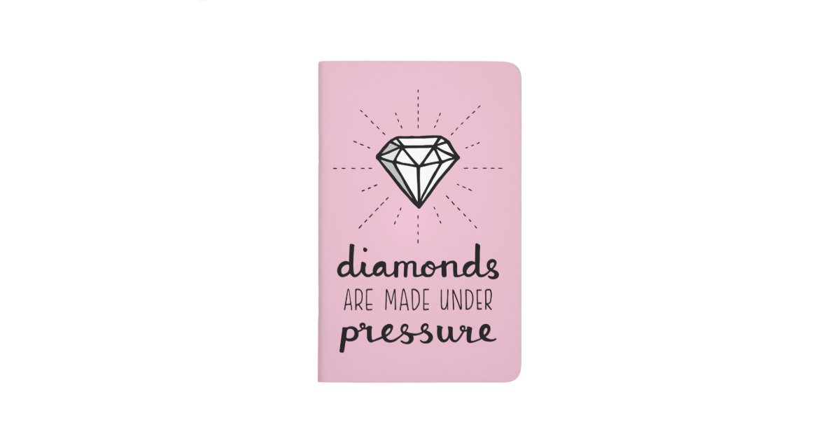 Carnet De Poche Les Diamants Sont Faits Sous Forme De Citation De Zazzle Ca