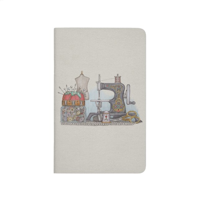 Carnet De Poche Machine à coudre actionnée à la main (Devant)