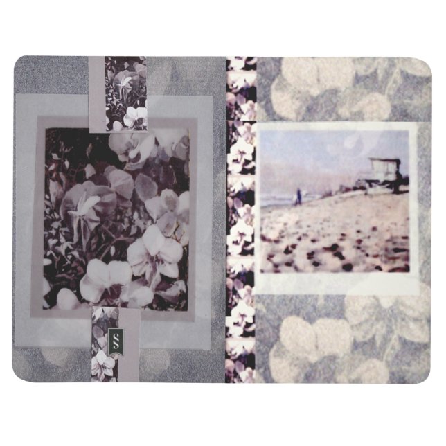 Carnet De Poche Surf d'orchidées argentées de Malibu (Extérieur)