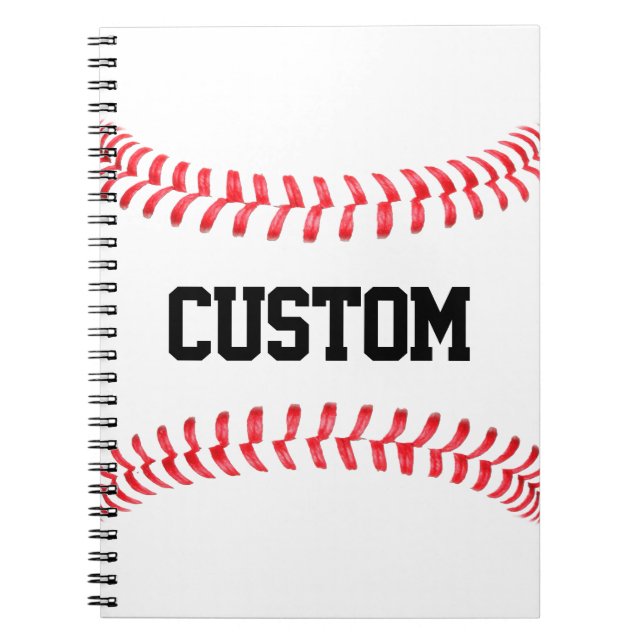 Carnet de points de baseball personnalisé (Devant)