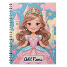 Carnet de Princesse – Nom Modifiable