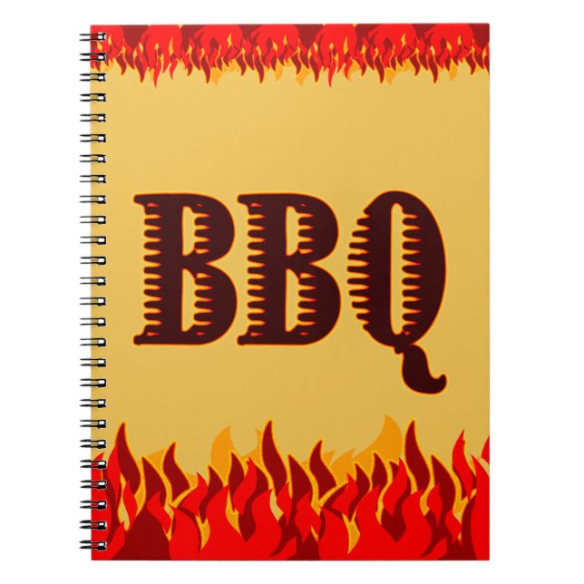 Carnet de recette BBQ Red Flames (Devant)
