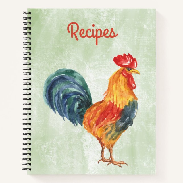 Carnet de recettes de coq (Devant)