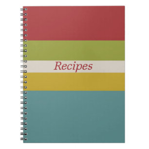 Carnet de recettes de cuisine heureux