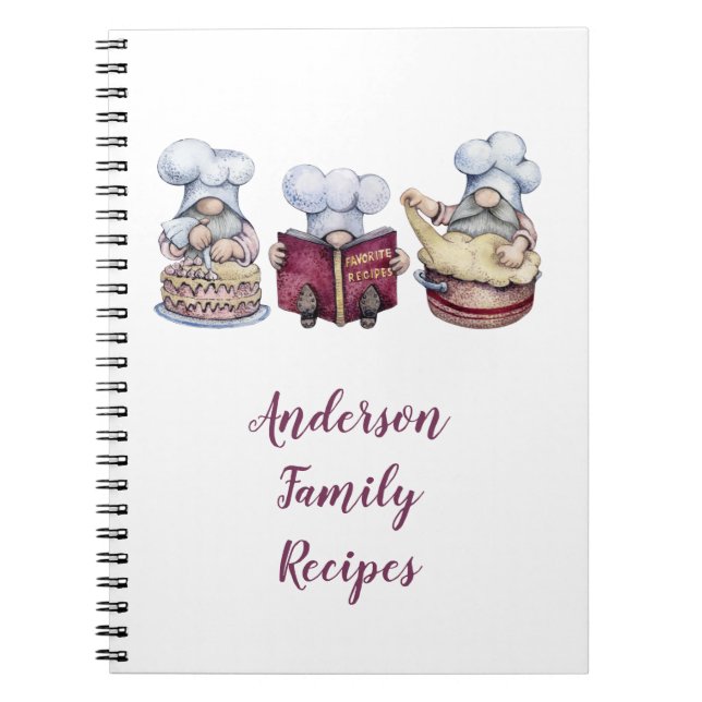 Carnet de recettes de la famille Gnomes de cuisson (Devant)