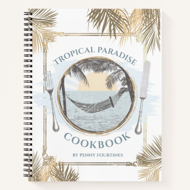Carnet de recettes de livre de cuisine personnel d (Devant)