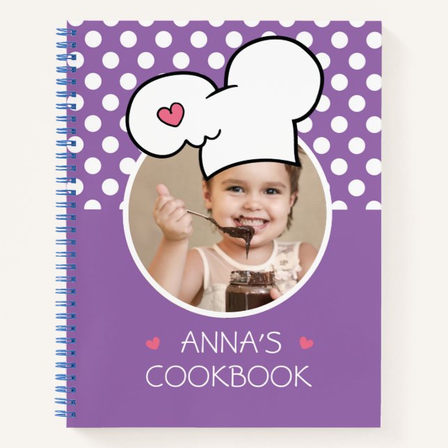Carnet de recettes de livre de recettes personnali (Devant)