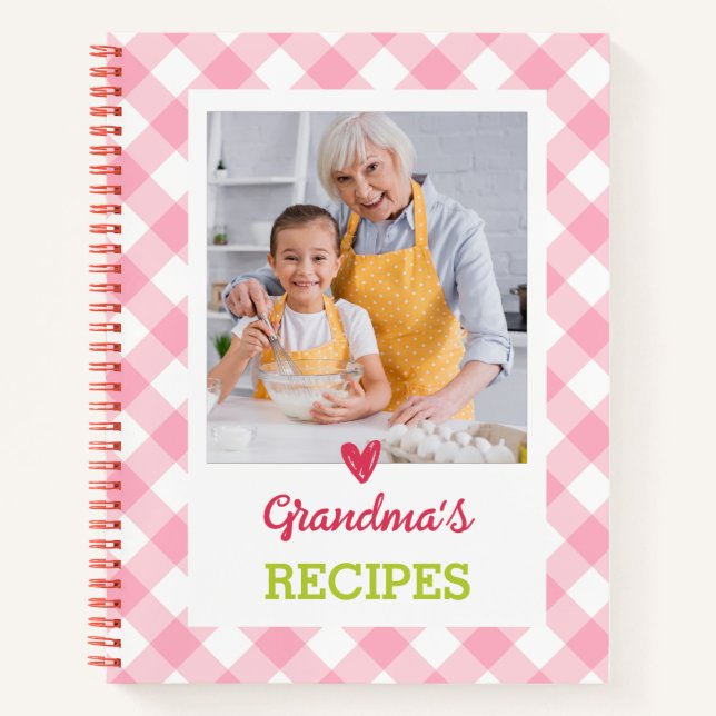 Carnet de recettes de livre de recettes personnali (Devant)