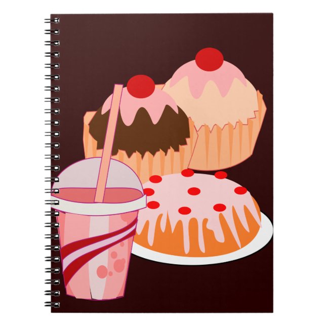 Carnet de recettes de petits gâteaux (Devant)