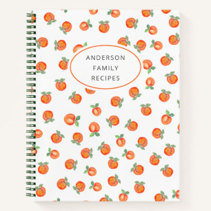 Carnet de recettes personnalisé Motif de pêche mod