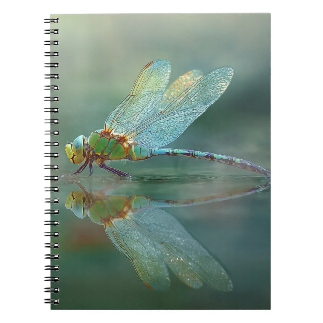 Carnet de réflexion miroir de libellule (Devant)