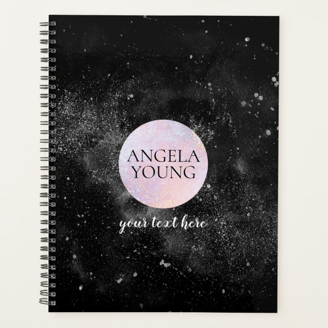 Carnet de rendez-vous d'astrologie de la lune rose (Devant)