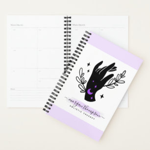 Carnet de rendez-vous de massage Reiki Logo Lune M