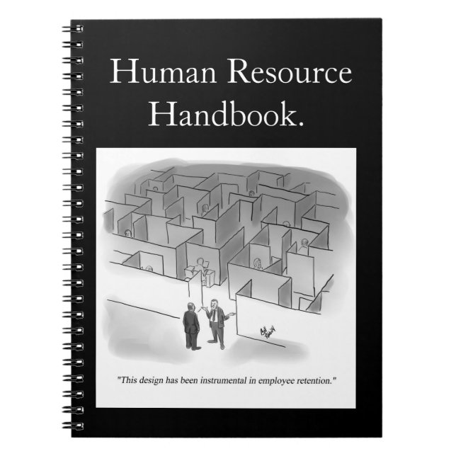 Carnet de ressources humaines amusant (Devant)