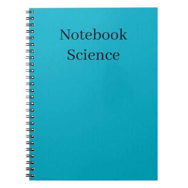 carnet de science minimaliste (Devant)
