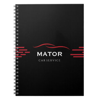 Carnet de service automobile Noir & Rouge
