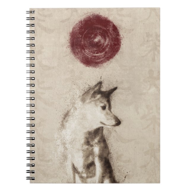 Carnet de Soleil Levant Shiba Inu (Devant)