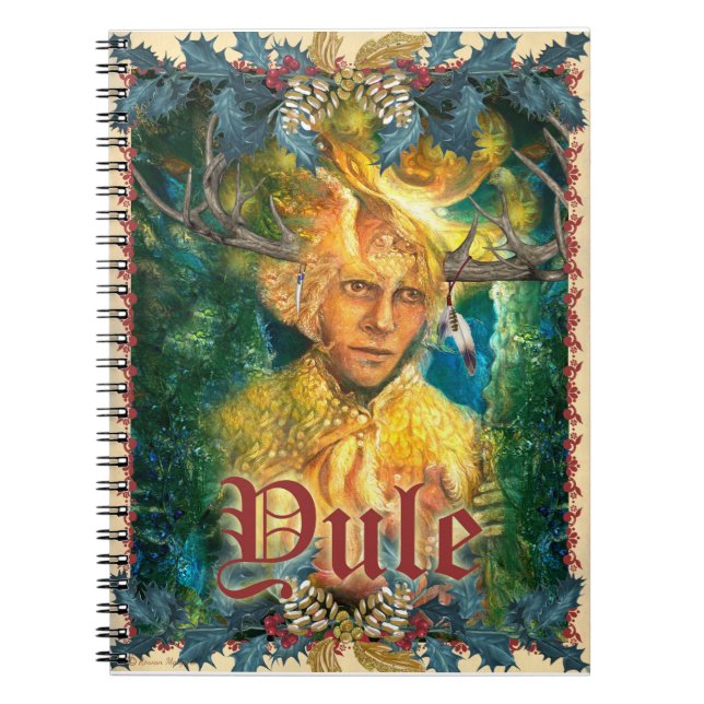 Carnet DE SOLSTICE HIVER YULE (Devant)