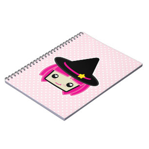 Carnet de sorcière Kawaii Pink Haired
