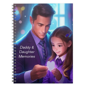 Carnet de souvenirs papa et fille