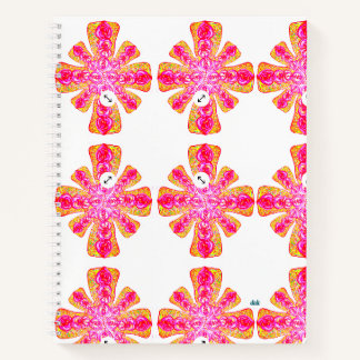 Carnet de spirale de puissance rose