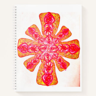 Carnet de spirale de puissance rose