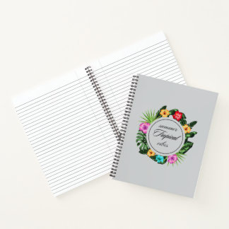 Carnet de spirale tropicale