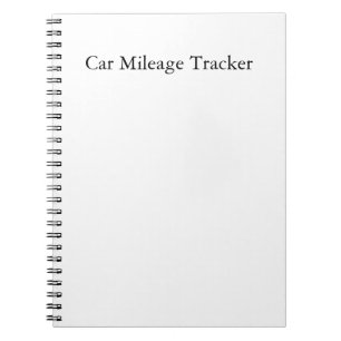 Carnet de suivi du kilométrage de voiture