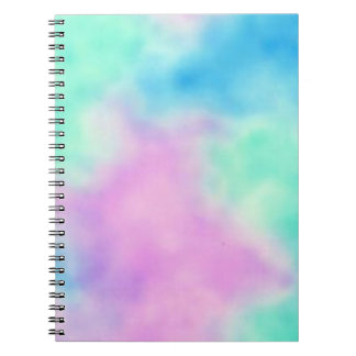 Carnet de teinture arc-en-ciel