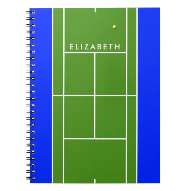 Carnet de tennis personnalisé (Devant)