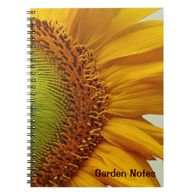 Carnet de tournesol géant (Devant)