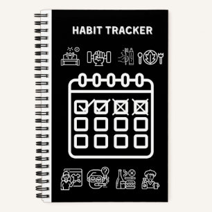 CARNET DE TRACKER HABIT NOIR