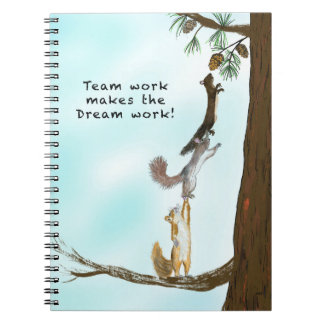 Carnet de travail d'équipe