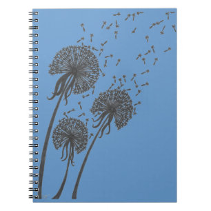 Carnet de trio de pissenlit