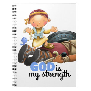 Carnet de vers de bible d'enfants de David et de