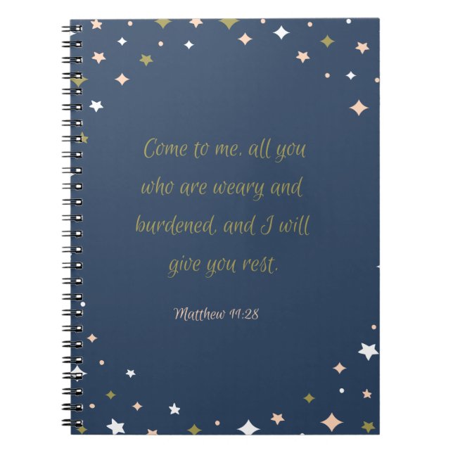 Carnet de vers de bible - journal (Devant)