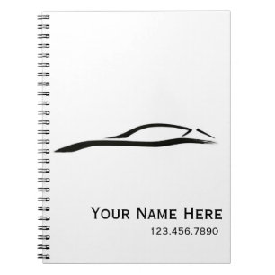 Carnet de voiture de course - personnalisé