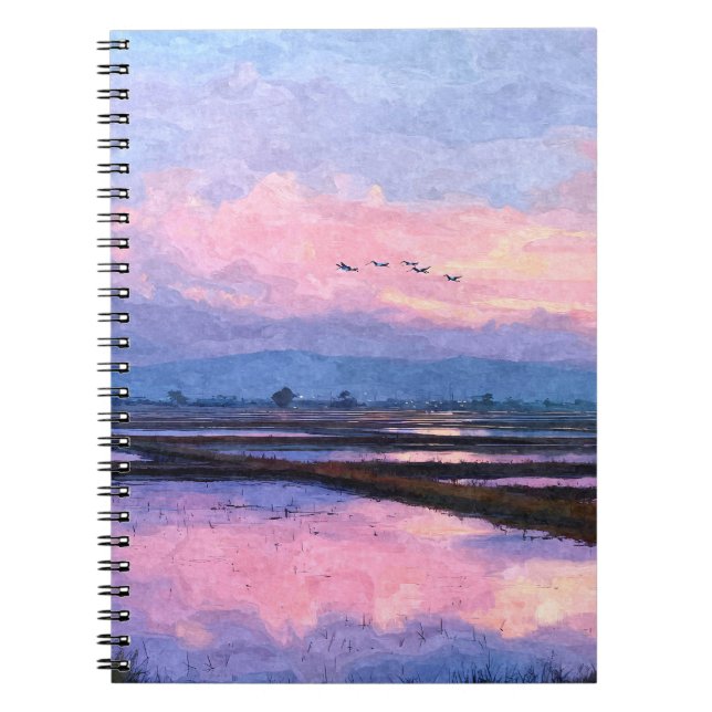 Carnet de vol Pastel Sunset (Devant)