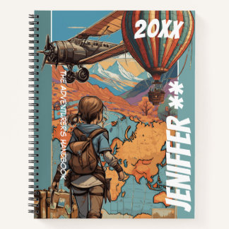 Carnet de voyage Adventure Girl, thème de voyage p