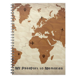 Carnet de voyage avec citations motivantes
