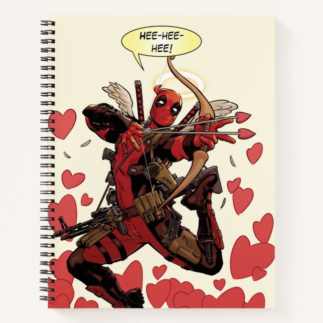 Carnet Deadpool Cupid (Devant)