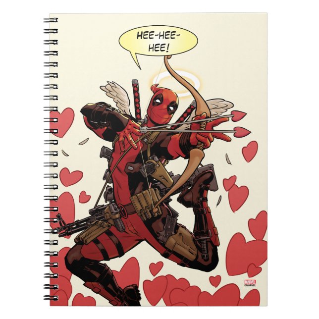 Carnet Deadpool Cupid (Devant)