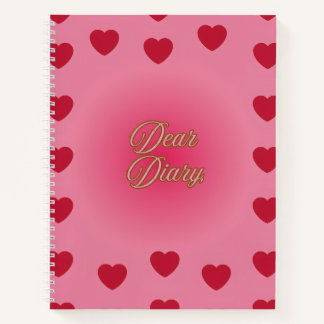 Carnet "Dear Diary" Spiral Notebook 