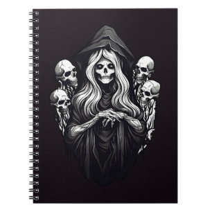 Carnet Décès avec crâne