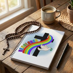 Carnet DeColores Cursillo Arc-en-Ciel Avec Croix & Colomb