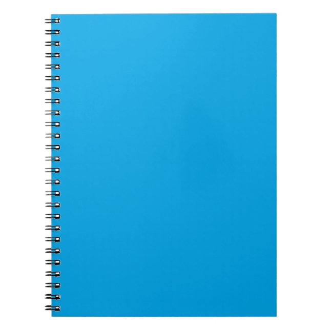 Carnet Décor Arrière - plan bleu ciel (Devant)