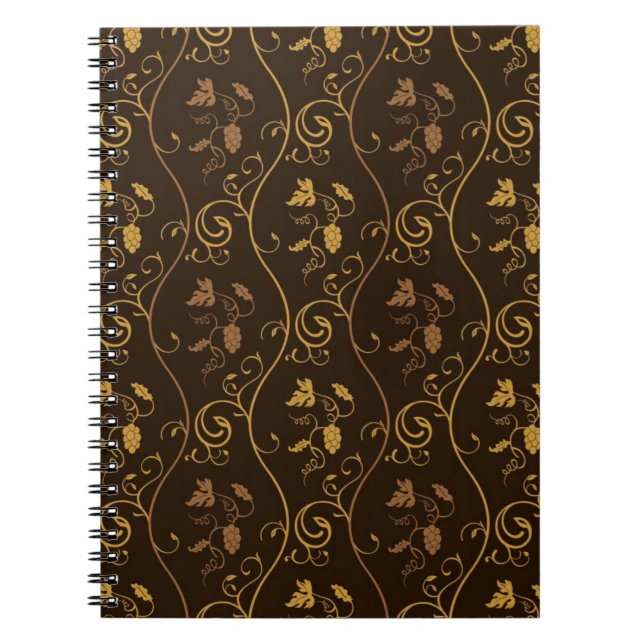 Carnet Décor de raisins (Devant)